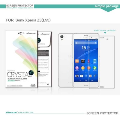 ^ Sony Xperia Z3 Dual / Z3 D6653 D6633 - Nillkin Clear Screen Guard }