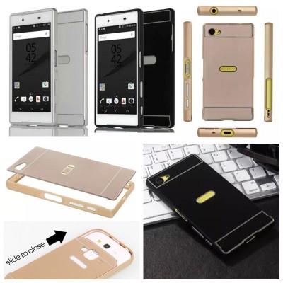 ^NR Sony Xperia Z5 Compact E5803  - Metal Slide Hard Case