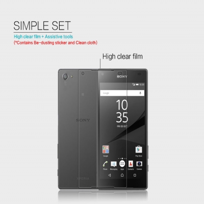 ^ Sony Xperia Z5 Compact E5803 - Nillkin Clear Screen Guard }