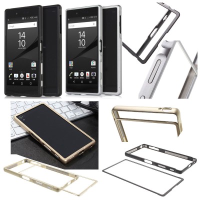 ^ Sony Xperia Z5 Premium Dual / Z5 Premium - Slide On Metal Bumper Case }