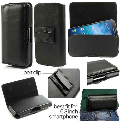 * Horizontal Beltclip Pouch 6.3 Inch (i9200) }