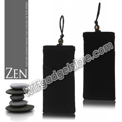 * Zen Velvet Pouch Size 5.0inch (S4 without case)