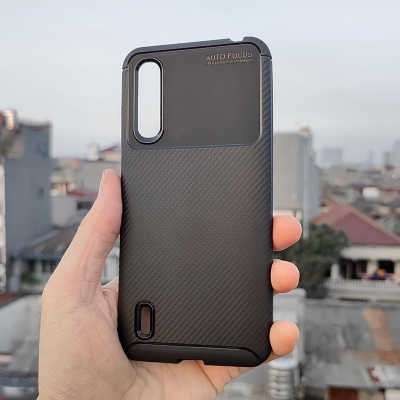 Xiaomi CC9 - Mi A3 Lite - Mi9 Lite - AUTOFOCUS Carbon Fiber Soft Case