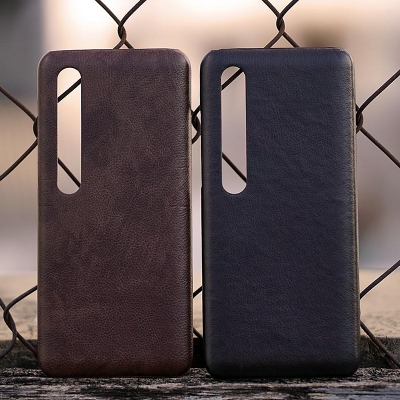 Xiaomi Mi 10 - Mi 10 Pro - Leather Covered Hard Case