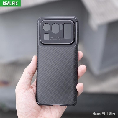 Xiaomi Mi 11 Ultra - AUTOFOCUS Carbon Fiber Soft Case