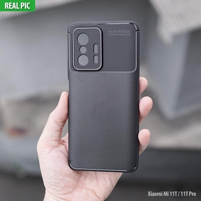 Xiaomi Mi 11T - 11T Pro - AUTOFOCUS Carbon Fiber Soft Case