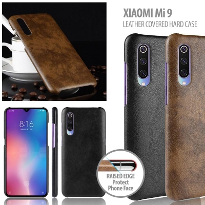 ^ Xiaomi Mi 9 / Mi9 / Mi 9 Explorer / Mi9 Explorer - Leather Covered Hard Case