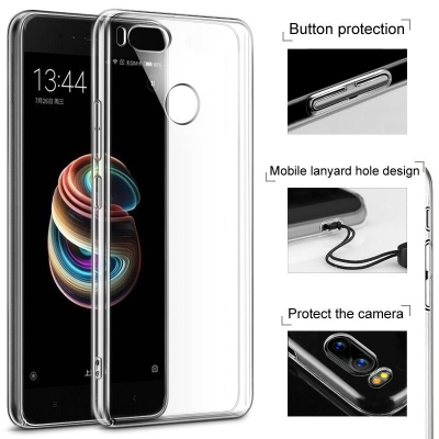 Xiaomi Mi A1 / Mi 5X - Simple Crystal Clear Hard Case