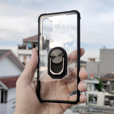 Xiaomi Mi Note 10 - 10 Pro - 10 Lite - CC9 Pro - Shockproof Fusion Armor Hybrid Case with Ring