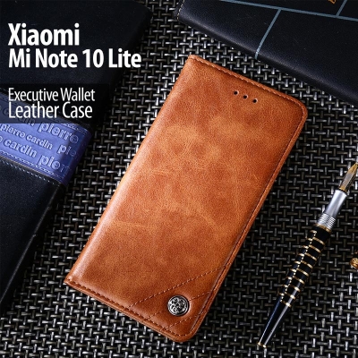 Xiaomi Mi Note 10 Lite - Executive Wallet Leather Flip Case