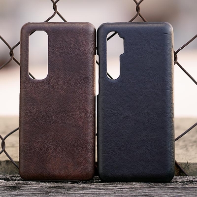 Xiaomi Mi Note 10 Lite - Leather Covered Hard Case