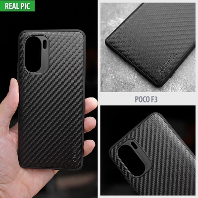 Xiaomi Poco F3 - AIORIA Carbon Fiber Hybrid Case