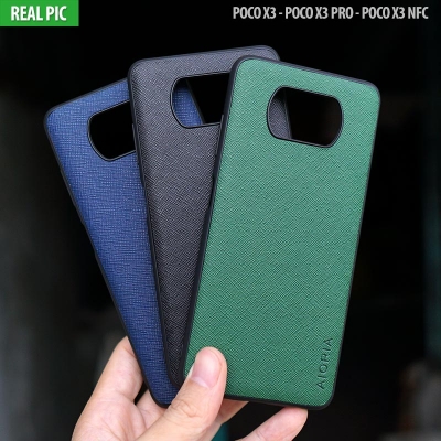 Xiaomi Poco X3 NFC - X3 Pro - AIORIA Canvas Texture Hybrid Case