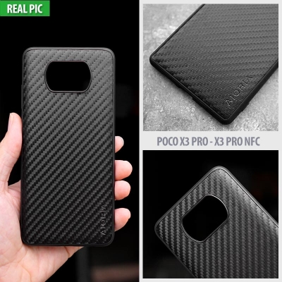 Xiaomi Poco X3 NFC - X3 Pro - AIORIA Carbon Fiber Hybrid Case