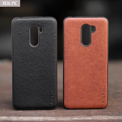 Xiaomi Pocophone F1 - AIORIA Leather Texture Hybrid Case