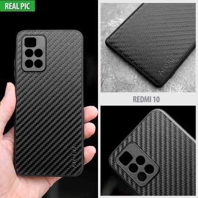 Xiaomi Redmi 10 - AIORIA Carbon Fiber Hybrid Case