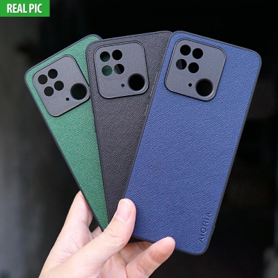 Xiaomi Redmi 10C - AIORIA Canvas Texture Hybrid Case