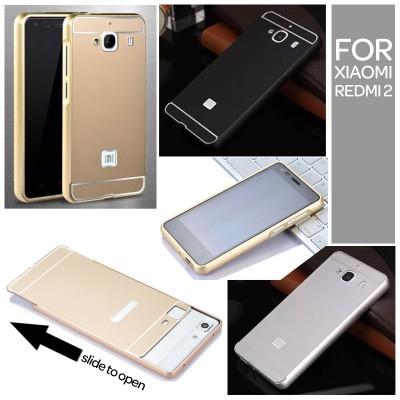 ^NR Xiaomi RedMi 2 - Metal Slide Hard Case