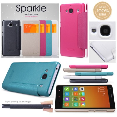 ^ Xiaomi RedMi 2 - Nillkin Sparkle Leather Case