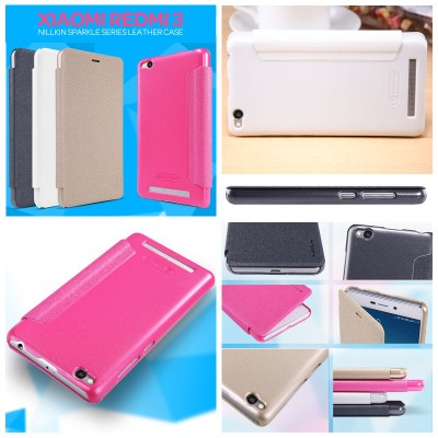 Xiaomi RedMi 3 / RedMi 3X  - Nillkin Sparkle Leather Case