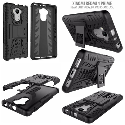 ^ Xiaomi Redmi 4 Prime - Heavy Duty Rugged Armor Stand Case