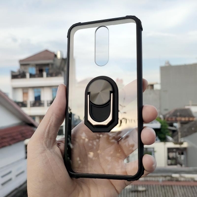 Xiaomi Redmi 8 - 8A - Shockproof Fusion Armor Hybrid Case with Ring