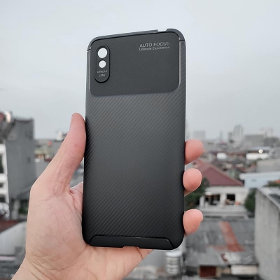Xiaomi Redmi 9A - AUTOFOCUS Carbon Fiber Soft Case