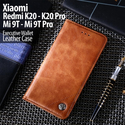 Xiaomi Redmi K20 - K20 Pro - Mi 9T - Mi 9T Pro - Executive Wallet Leather Flip Case