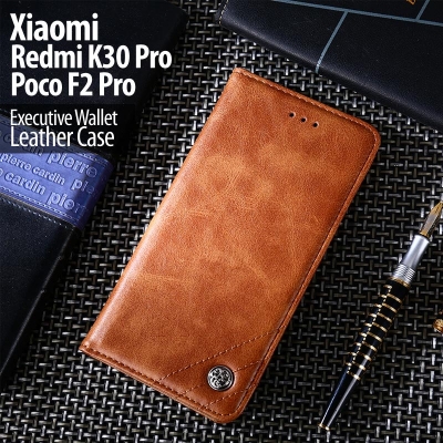 Xiaomi Redmi K30 Pro - Poco F2 Pro - Executive Wallet Leather Flip Case