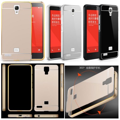 ^NR Xiaomi RedMi Note / HongMi Note - Metal Slide Hard Case