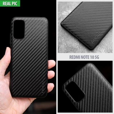 Xiaomi Redmi Note 10 5G - Poco M3 Pro 5G - AIORIA Carbon Fiber Hybrid Case