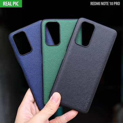Xiaomi Redmi Note 10 Pro - AIORIA Canvas Texture Hybrid Case