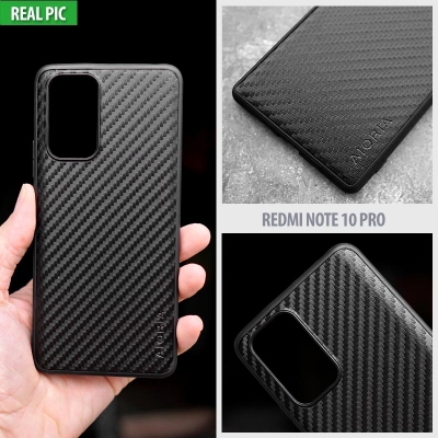 Xiaomi Redmi Note 10 Pro - AIORIA Carbon Fiber Hybrid Case