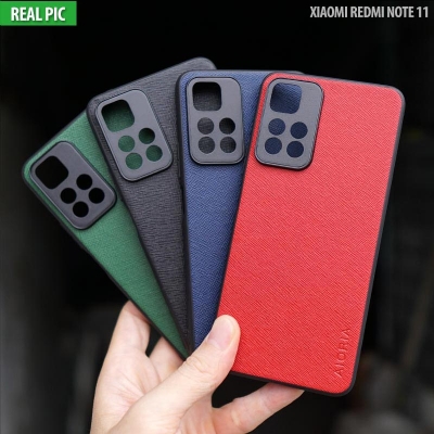 Xiaomi Redmi Note 11T 5G - 11S 5G - Poco M4 Pro 5G - AIORIA Canvas Texture Hybrid Case