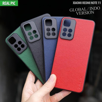 Xiaomi Redmi Note 11 - AIORIA Canvas Texture Hybrid Case