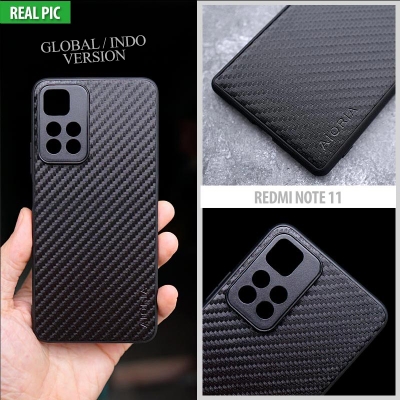Xiaomi Redmi Note 11 - AIORIA Carbon Fiber Hybrid Case