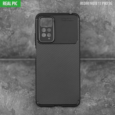 Xiaomi Redmi Note 11 Pro - AUTOFOCUS Carbon Fiber Soft Case