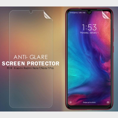^ Xiaomi Redmi Note 7 - Nillkin Antiglare Screen Guard