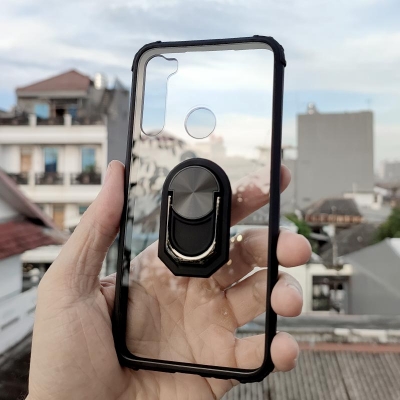 Xiaomi Redmi Note 8 - Shockproof Fusion Armor Hybrid Case with Ring