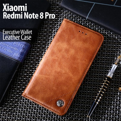 Xiaomi Redmi Note 8 Pro - Executive Wallet Leather Flip Case
