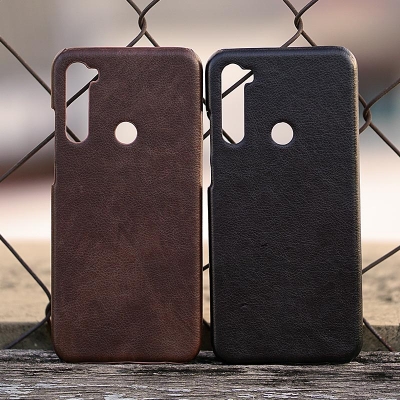 Xiaomi Redmi Note 8T - Leather Covered Hard Case