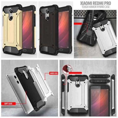 ^ Xiaomi Redmi Pro - Tough Armor Hybrid Case
