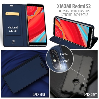 ^ Xiaomi Redmi S2 - DUX Skin Protector Series Standing Leather Case