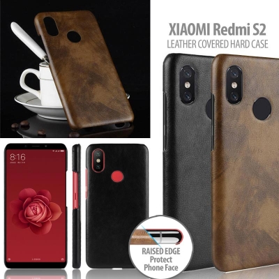 ^ Xiaomi Redmi S2 - Leather Covered Hard Case