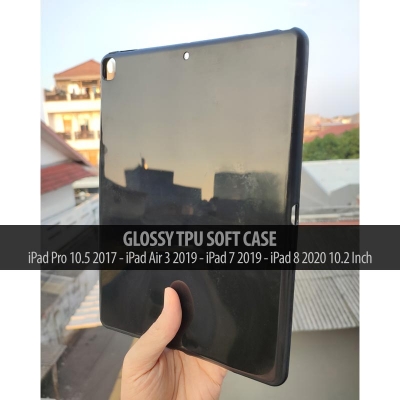 iPad Pro 10.5 2018 - iPad Air 3 2019 - iPad 7 2019 10.2 Inch - iPad 8 2020 - Glossy TPU Soft Case