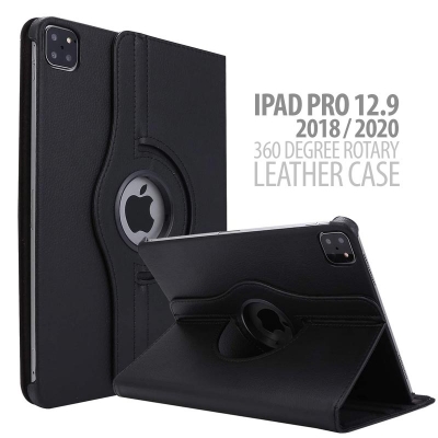 iPad Pro 12.9 2020 2018 - 360 Degree Rotary Leather Case