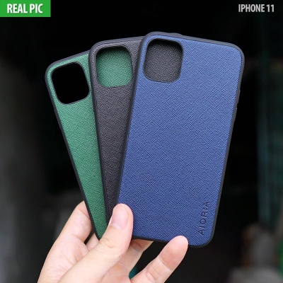 iPhone 11 - AIORIA Canvas Texture Hybrid Case