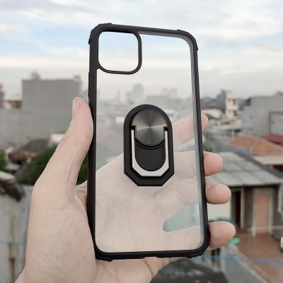 iPhone 11 Pro Max - Shockproof Fusion Armor Hybrid Case with Ring