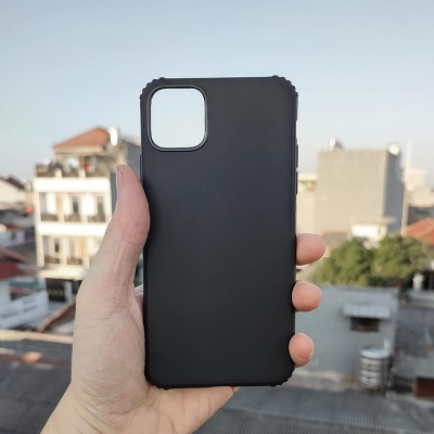 iPhone 11 Pro Max - Simple Matte TPU Soft Case with Corner Pad
