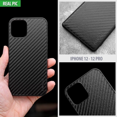 iPhone 12 - 12 Pro - AIORIA Carbon Fiber Hybrid Case